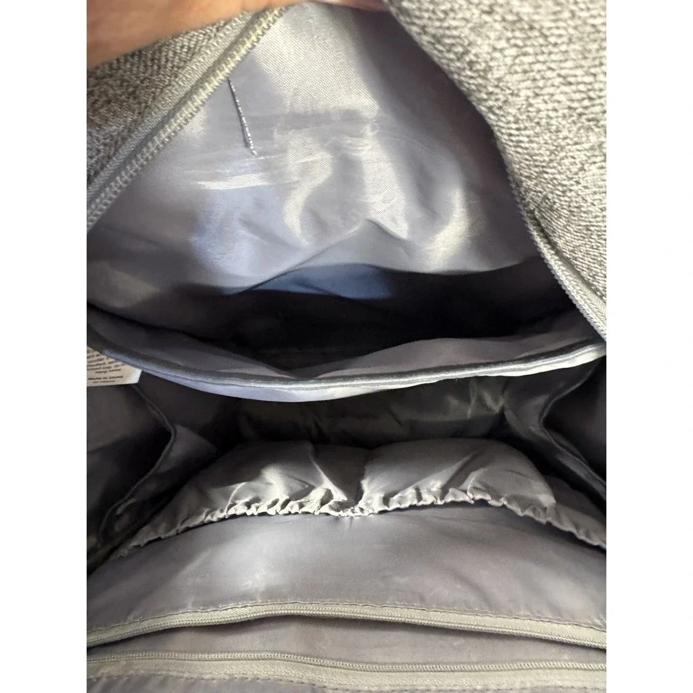 Ruvalino Backpack Travel Baby Diaper Bag with Changing Pad Gray Classic Rugged